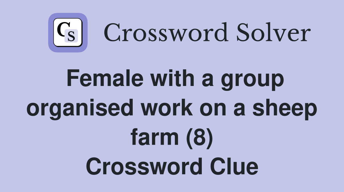Female with a group organised work on a sheep farm 8